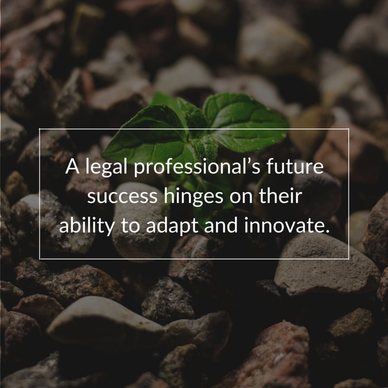 A legal professional’s future success hinges on their ability to adapt and innovate.