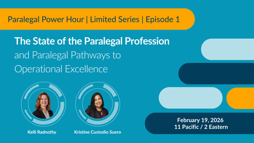 The State of the Paralegal Profession and Paralegal Pathways to Operational Excellence