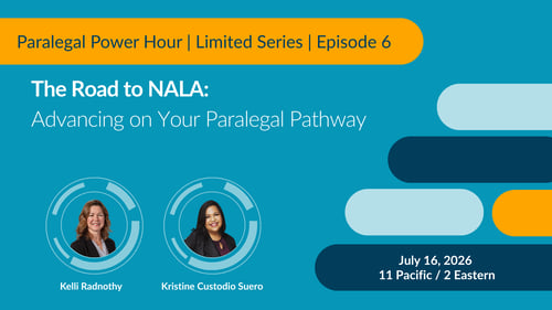 The Road to NALA: Advancing on Your Paralegal Pathway