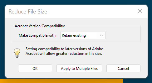 6 ways to reduce the size of a PDF - InfoTrack